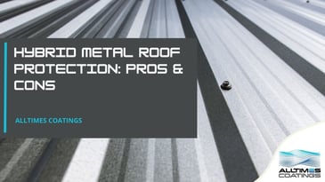 blog header for Hybrid Metal Roof Protection: Pros & Cons