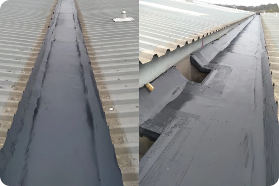Gutter lining paint for Industrial Roofs - Advantage Graphene - Alltimes